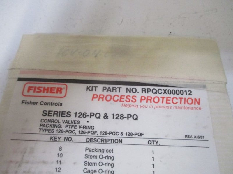 FISHER RPQCX000012 KIT * ORIGINAL PACKAGE *
