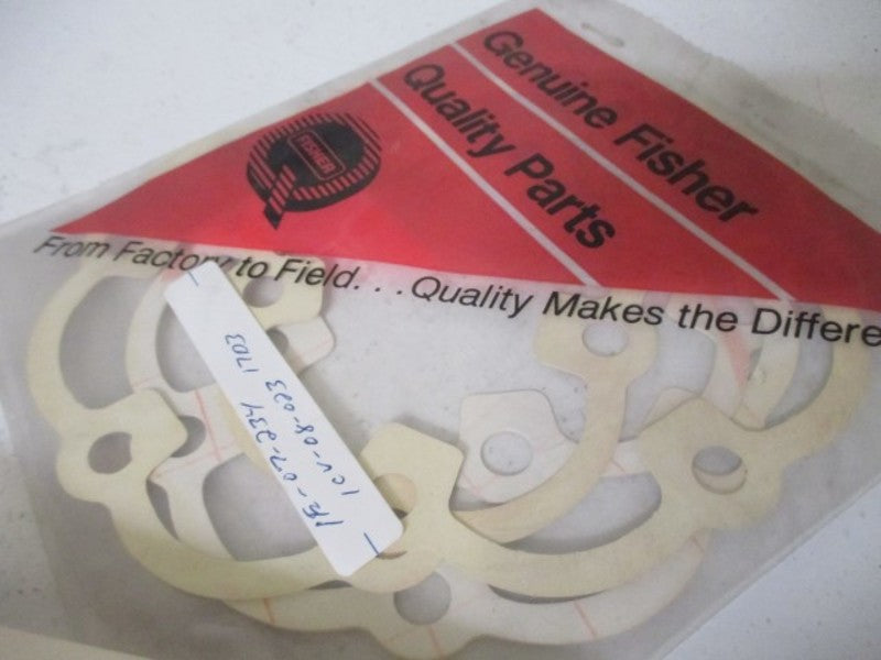 LOT OF 4 FISHER 1E801204022 GASKET *NEW IN A BAG*