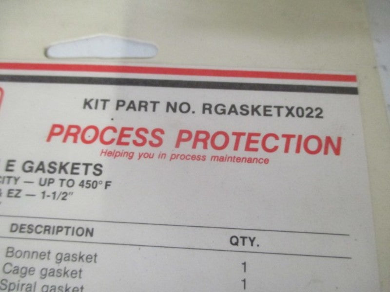 FISHER RGASKETX022 DESIGN E GASKETS * ORIGINAL PACKAGE *