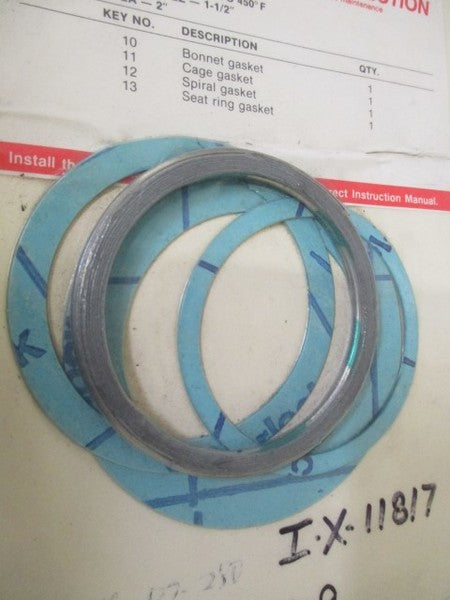 FISHER RGASKETX022 DESIGN E GASKETS * ORIGINAL PACKAGE *