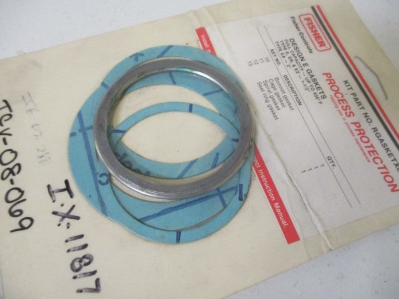 FISHER RGASKETX022 DESIGN E GASKETS * ORIGINAL PACKAGE *