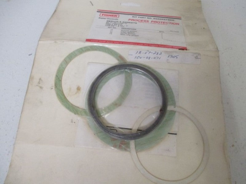 FISHER RGASKETX032 GASKET KIT DESIGN E * ORIGINAL PACKAGE *