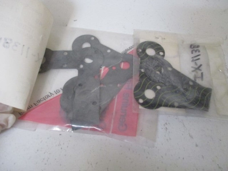 LOT OF 3 FISHER 1C897303012 RELAY GASKET *NEW IN A BAG*