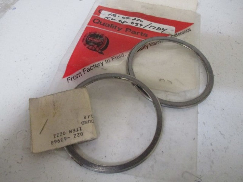 LOT OF 2 FISHER 16A7876X012 GASKET SPIRAL WOUND CL150 *NEW NO BOX*