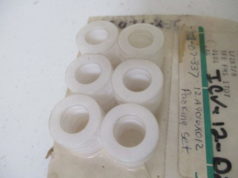 LOT OF 6 FISHER 12A9016X012 PACKING SET REPAIR KIT *NEW NO BOX*