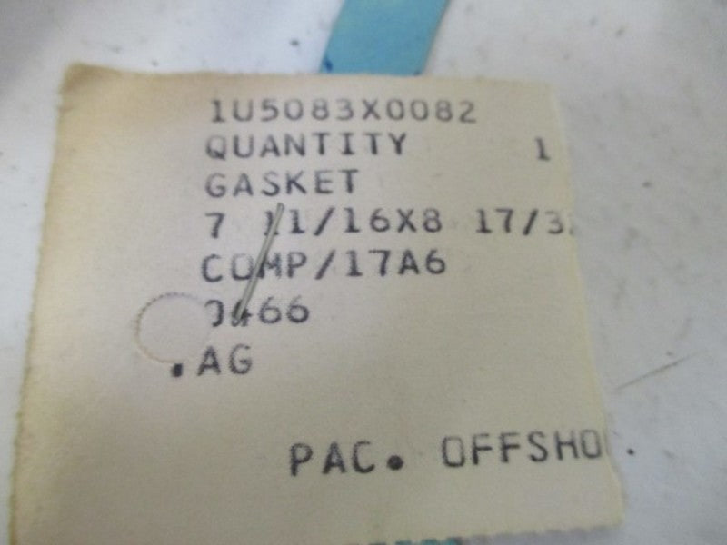 LOT OF 2 FISHER 1U5083X0082 GASKET *NEW NO BOX*