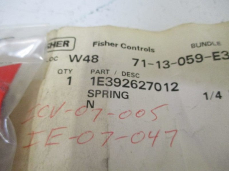 FISHER 1E392627012 SPRING FOR REGULATOR * NEW IN A BAG *