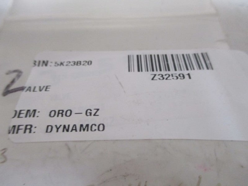 DYNAMCO OR0-GZ VALVE * ORIGINAL PACKAGE *