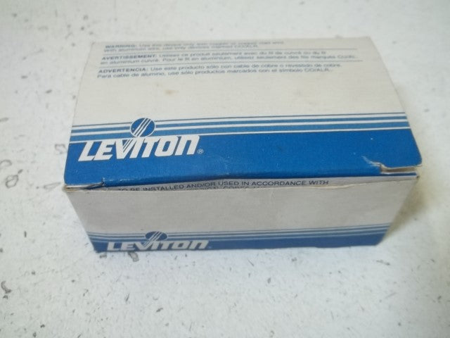 LOT OF 10 LEVITON 13053-UN LAMPHOLDER PEDESTAL BASE *NEW IN BOX*