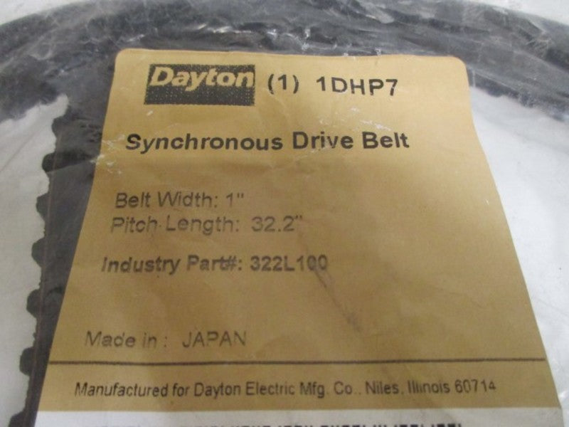 DAYTON 1DHP7 TIMING BELT 86TEETH 1" * FACTORY BAG *