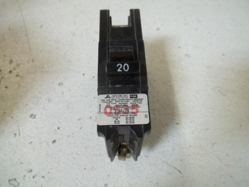 LOT OF 5 STA-LOK NA-20 CIRCUIT BREAKER *NEW IN BOX*