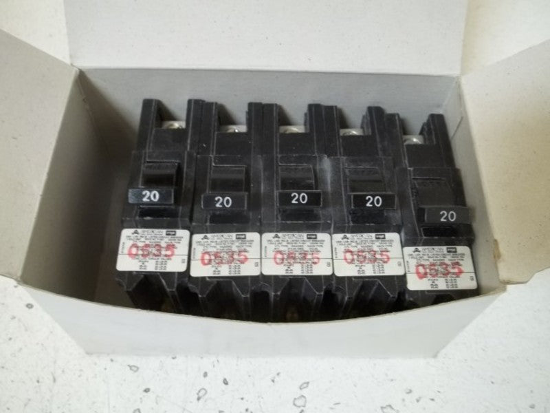 LOT OF 5 STA-LOK NA-20 CIRCUIT BREAKER *NEW IN BOX*