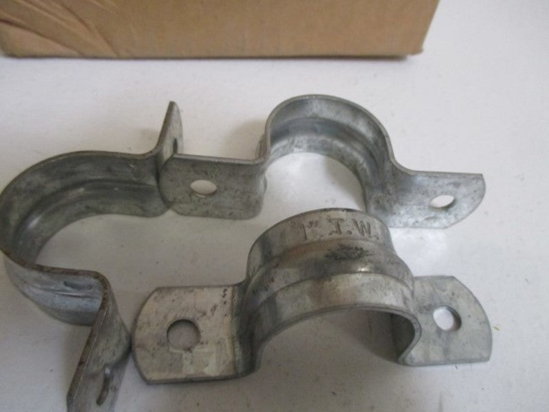 LOT OF 119 THOMAS & BETTS 16-403 TWO-HOLE 1" STRAPS *NEW IN BOX*