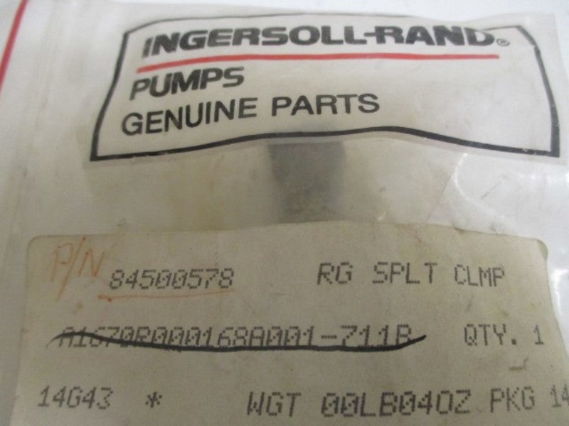 INGERSOL-RAND 84500578 SPLIT CLAMP * NEW IN A BAG *