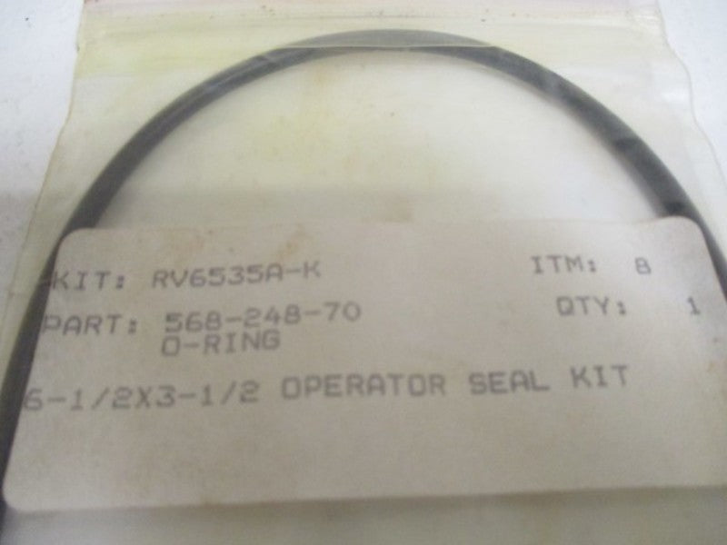 568-248-70 O-RING 6-1/2" X 3-1/2" O-RING OPERATOR SEAL KIT * NEW IN A BAG *