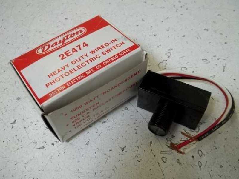 DAYTON 2E474 PHOTOELECTRIC SWITCH * NEW IN BOX *