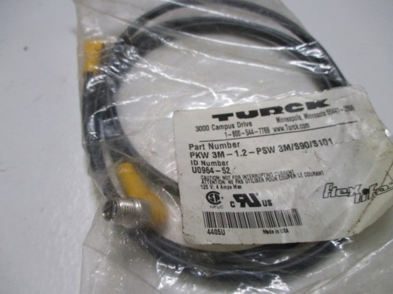 TURCK PKW 3M-1.2-PSW 3M/S90/S101 CABLE * NEW IN A BAG *
