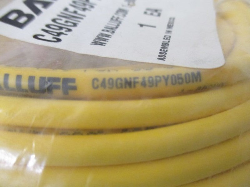 BALLUFF C49GNF49PY050M CONNECTOR CABLE * NEW FACTORY BAG *
