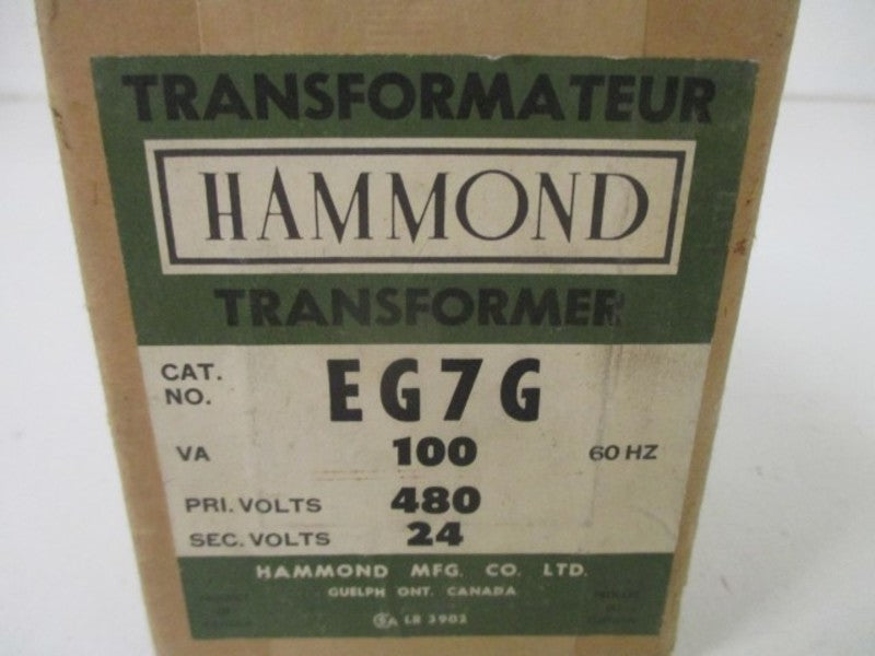 HAMMOND EG7G TRANSFORMER 480V * FACTORY SEALED *
