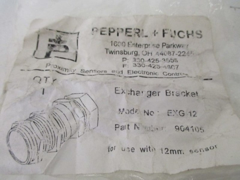 PEPPERL+FUCHS EXG-12 EXCHANGER BRACKET * NEW IN FACTORY BAG *