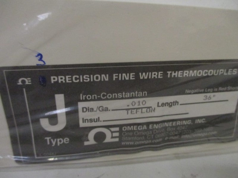 LOT OF 3 OMEGA 5SC-TT-J-30-36 INSULATED THERMOCOUPLES *NEW IN ORIGINAL PACKAGE*
