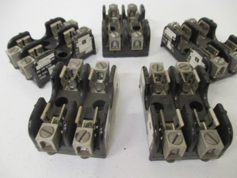 LOT OF 5 GOULD 20302 FUSE BLOCK *USED*