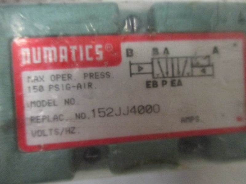 NUMATICS 152JJ400O MK15 VALVE UNIT * NEW IN FACTORY BAG *