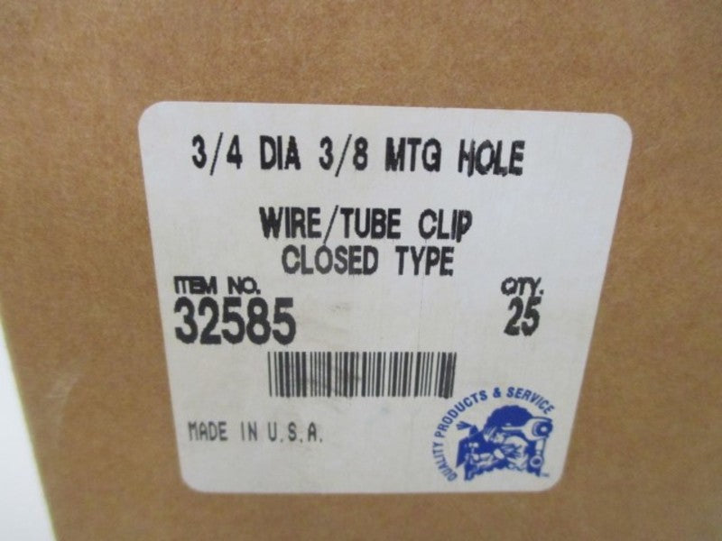 LOT OF 25 32585 WIRE/ TUBE CLIP *NEW IN BOX*
