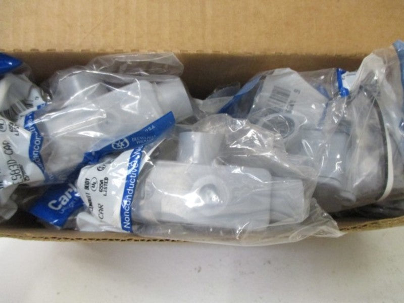 LOT OF 10 E983D-CAR TYPE T CONDUIT BODY *NEW IN BOX*