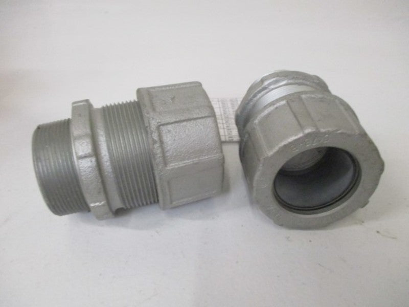 LOT OF 2 COOPER CGFP6915 STRAIGHT BODY MALE THREAD 2" *NEW IN BOX*