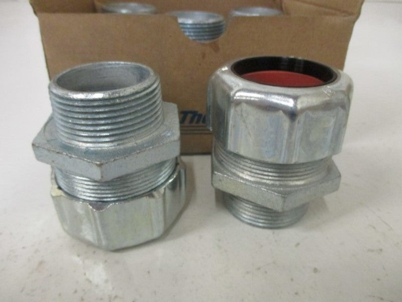 LOT OF 5 THOMAS&BETTS 2557 1-1/4" STRAIN RELIEF CONNECTOR STRAIGHT *NEW IN BOX*