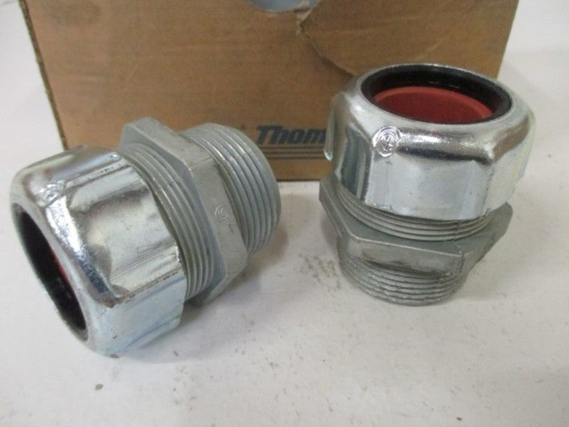 LOT OF 6 THOMAS & BETTS 2558 1-1/4" STRAIN RELIEF CORD CONNECTOR *NEW IN BOX*