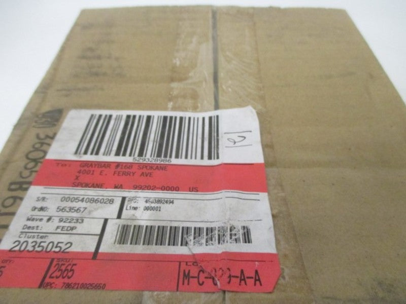 LOT OF 5 THOMAS&BETTS 2565 1-1/2" STRAIN RELIEF CORD CONNECTOR *FACTORY SEALED*