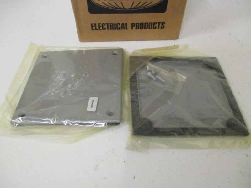 LOT OF 5 HUBBELL 2FSBC CAST ALUMINUM BLANK COVER *NEW IN BOX*