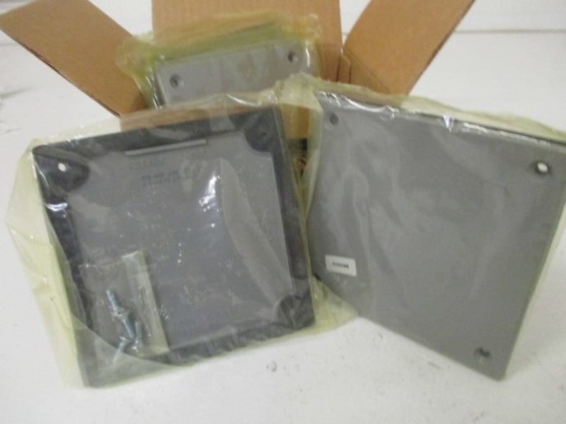 LOT OF 5 HUBBELL 2FSBC CAST ALUMINUM BLANK COVER *NEW IN BOX*