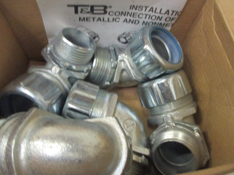 LOT OF 5 THOMAS & BETTS 5254 FLEXIBLE METAL CODUIT CONNECTOR *NEW IN BOX*
