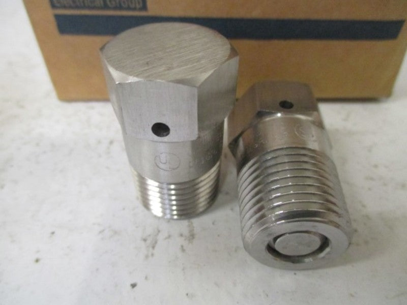 LOT OF 8 EGS DB-50 DRAIN & BREATHER 1/2 *NEW IN BOX*