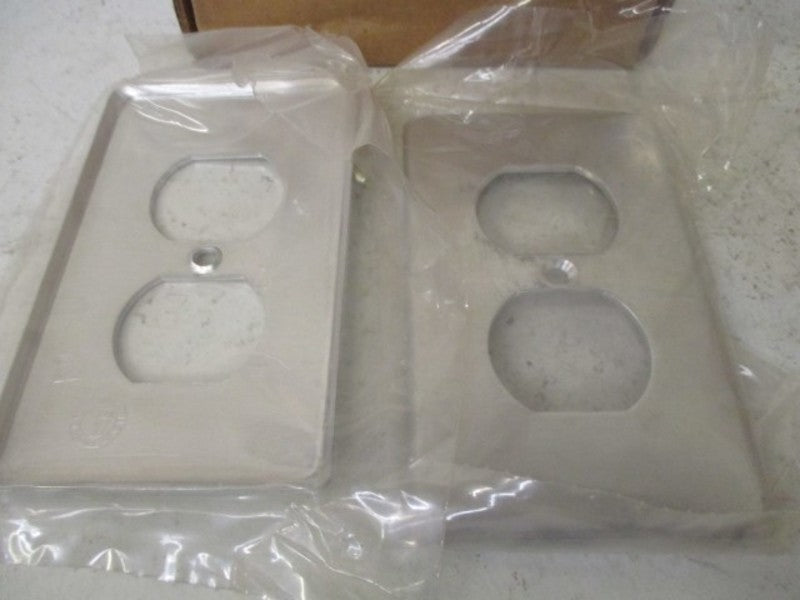 LOT OF 11 HUBBELL 1FA STAMPED ALUMINUM COVER *NEW IN BOX*