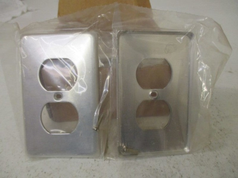 LOT OF 11 HUBBELL 1FA STAMPED ALUMINUM COVER *NEW IN BOX*