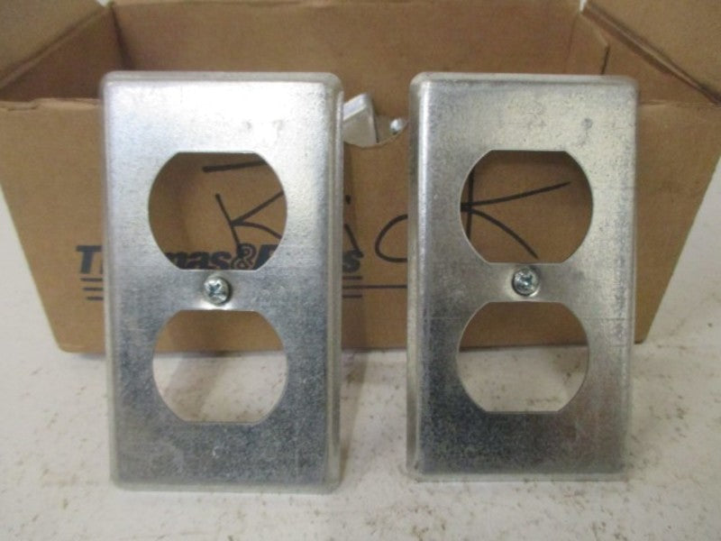 LOT OF 22 THOMAS & BETTS 100-DR UTILITY BOX COVER GALVANIZED *NEW IN BOX*