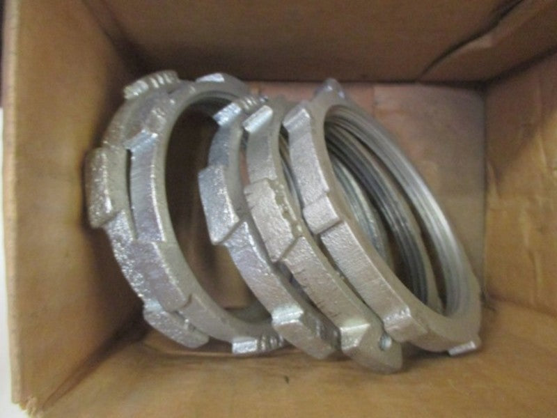 LOT OF 5 THOMAS & BETTS 113-TB 3" BONDING LOCKNUT *NEW IN BOX*