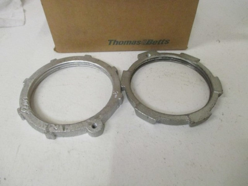 LOT OF 5 THOMAS & BETTS 113-TB 3" BONDING LOCKNUT *NEW IN BOX*