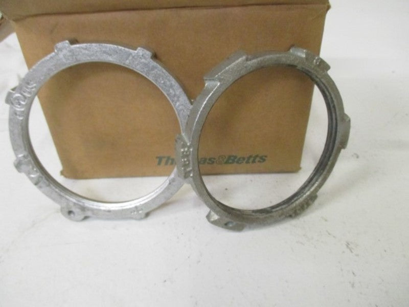 LOT OF 5 THOMAS & BETTS 113-TB 3" BONDING LOCKNUT *NEW IN BOX*