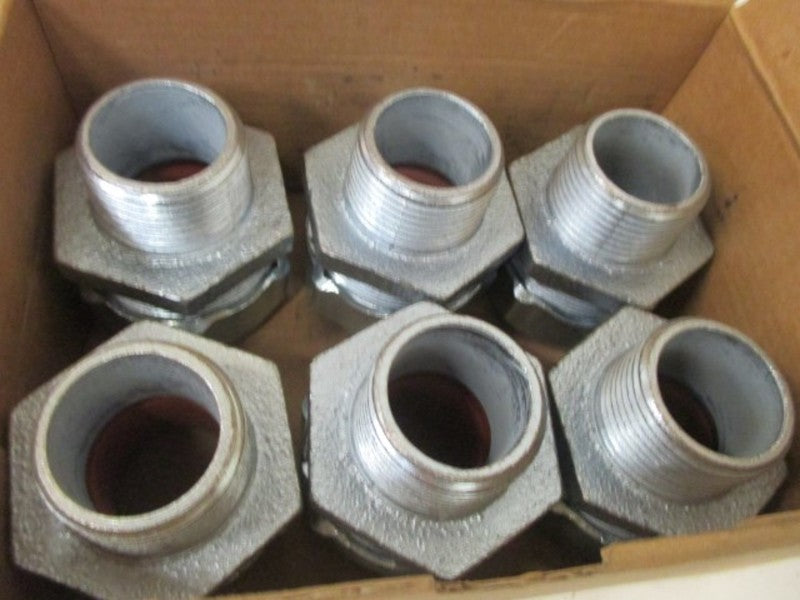 LOT OF 6 THOMAS & BETTS 2548 STRAIN RELIEF CORD CONNECTOR 1" *NEW IN BOX*