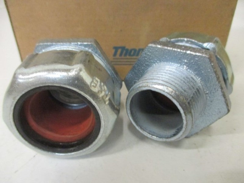 LOT OF 6 THOMAS & BETTS 2548 STRAIN RELIEF CORD CONNECTOR 1" *NEW IN BOX*