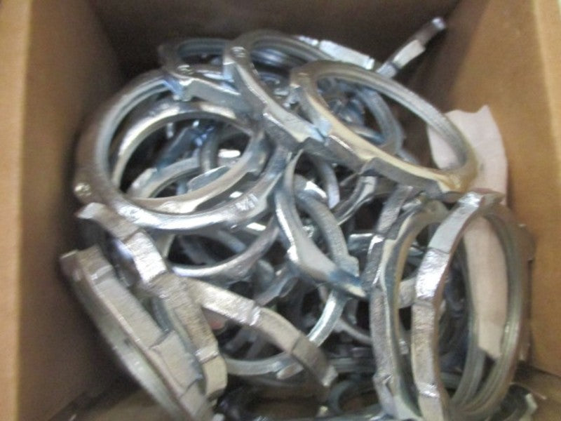 LOT OF 50 HUBBELL 1005 1 1/4" CONDUIT LOCKNUT STEEL *NEW IN BOX*