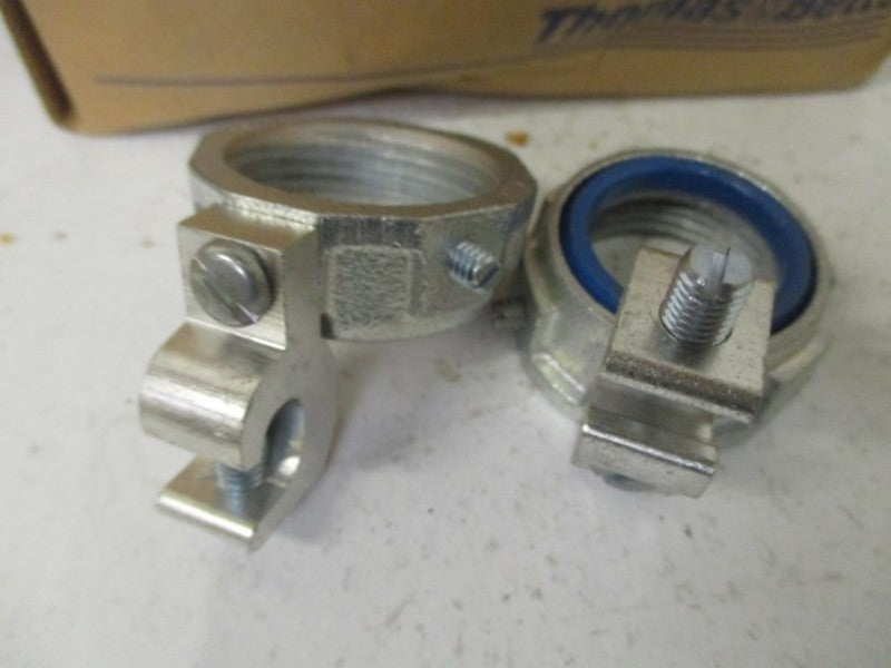 LOT OF 22 THOMAS & BETTS 3872 1" GROUNDING BUSHING INSULATED *NEW IN BOX*