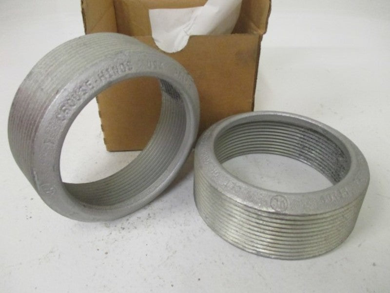 LOT OF 2 CROUSE-HINDS RE109 CONDUIT HUB REDUCER *NEW IN BOX*