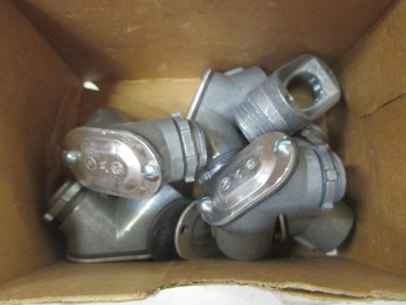 LOT OF 6 HUBBELL 2662 1/2" PULL ELBOW *NEW IN BOX*