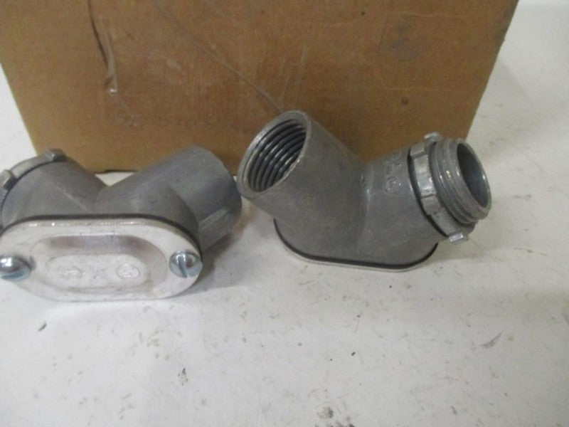 LOT OF 6 HUBBELL 2662 1/2" PULL ELBOW *NEW IN BOX*
